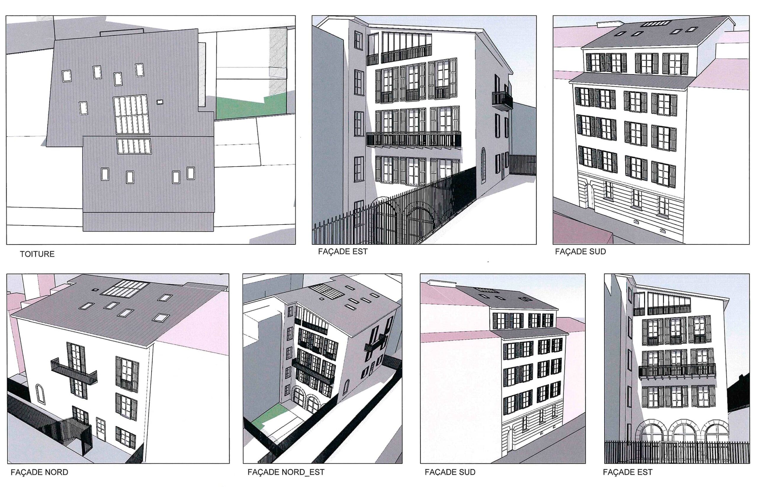 Plan rénovation immeuble Castellane