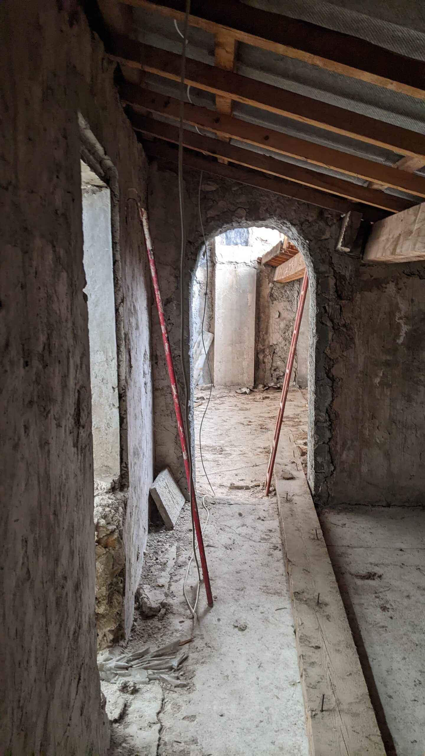 Elévation toit d'un immeuble historique