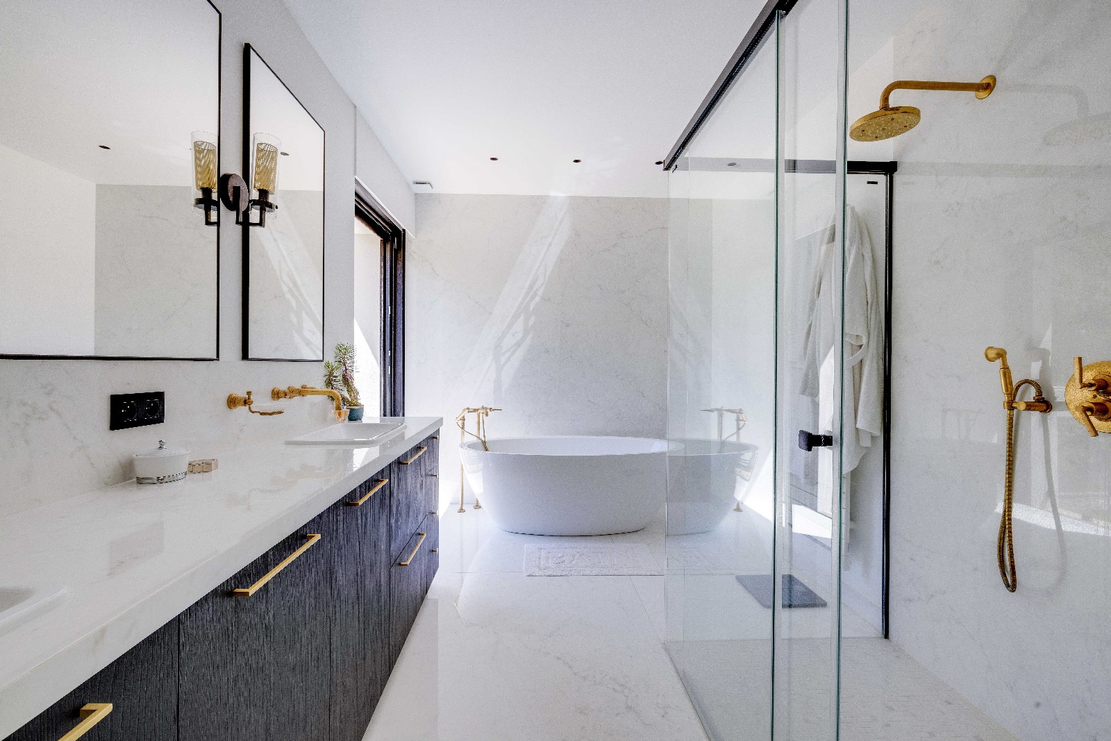 Aménagement salle de bain Villa Blanche