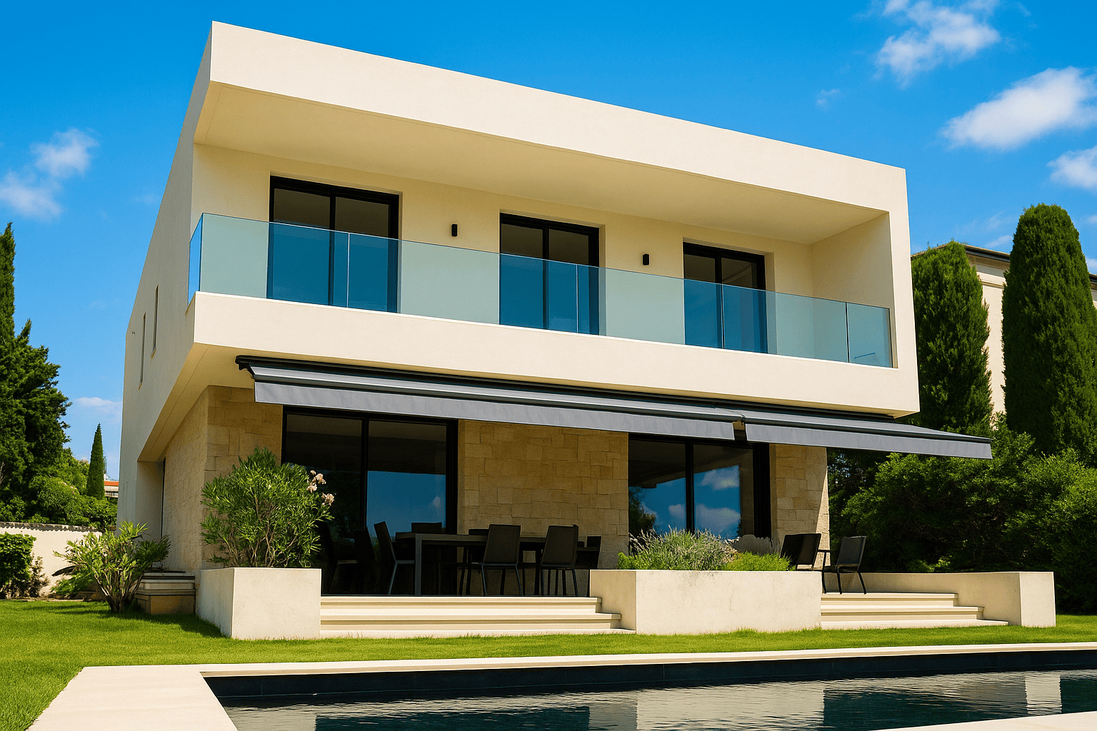 Construction maison moderne à Nice