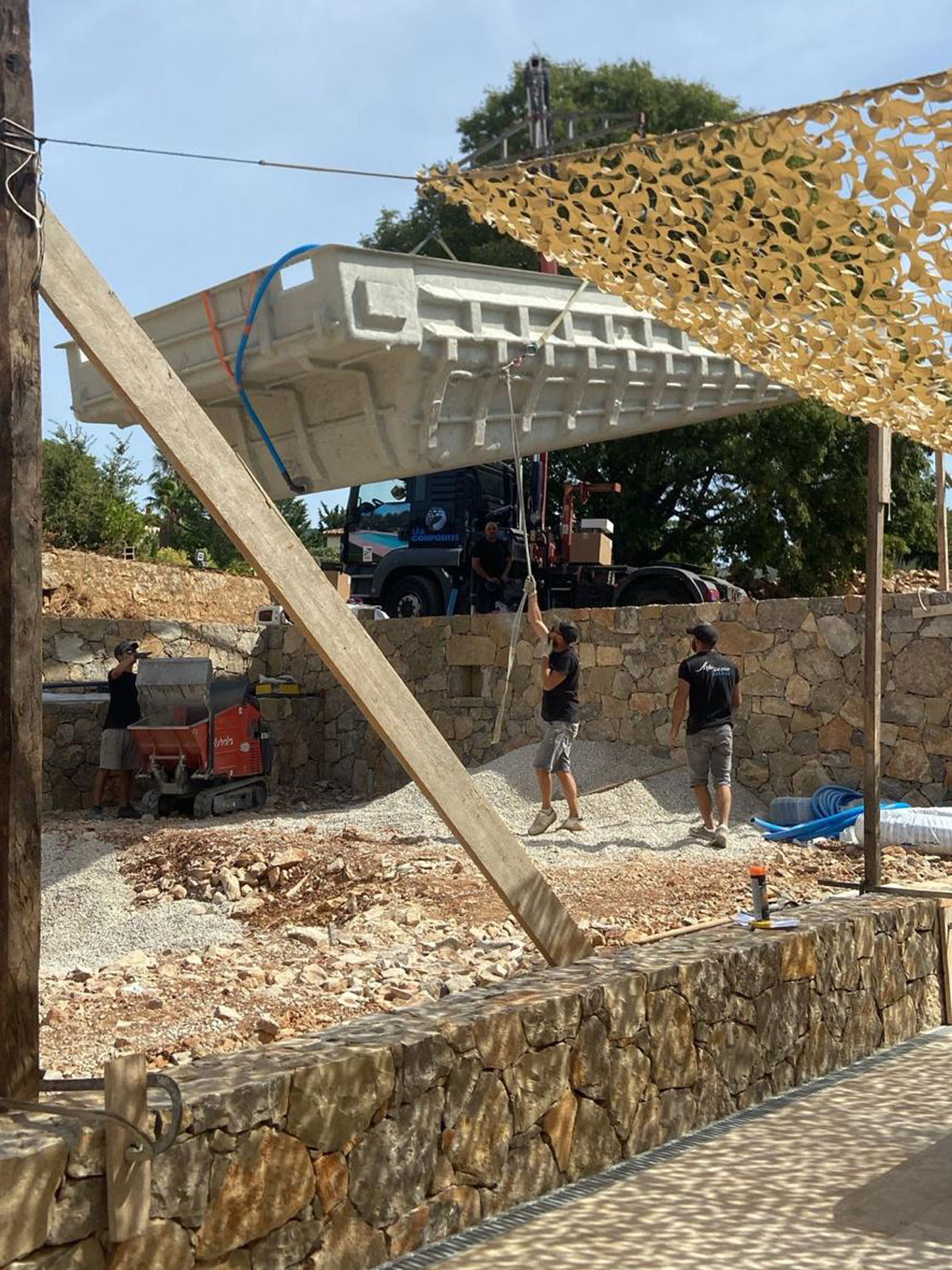 Rénovation piscine et jardin à Grasse