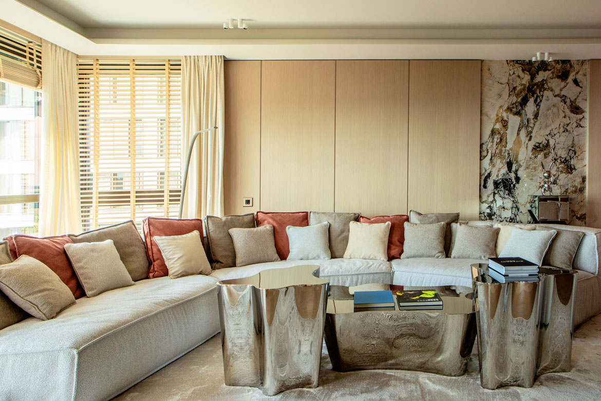 Aménagement salon au Parc Saint-Roman