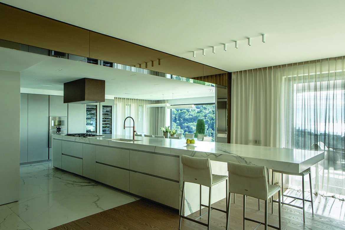 Aménagement cuisine villa Andrea