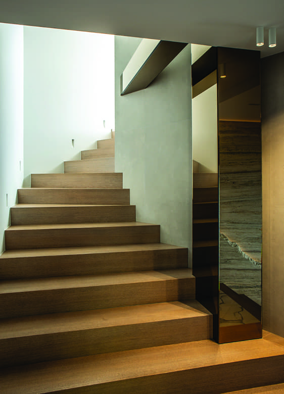 Aménagement escalier villa Andrea