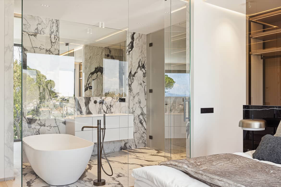 Aménagement salle de bain villa